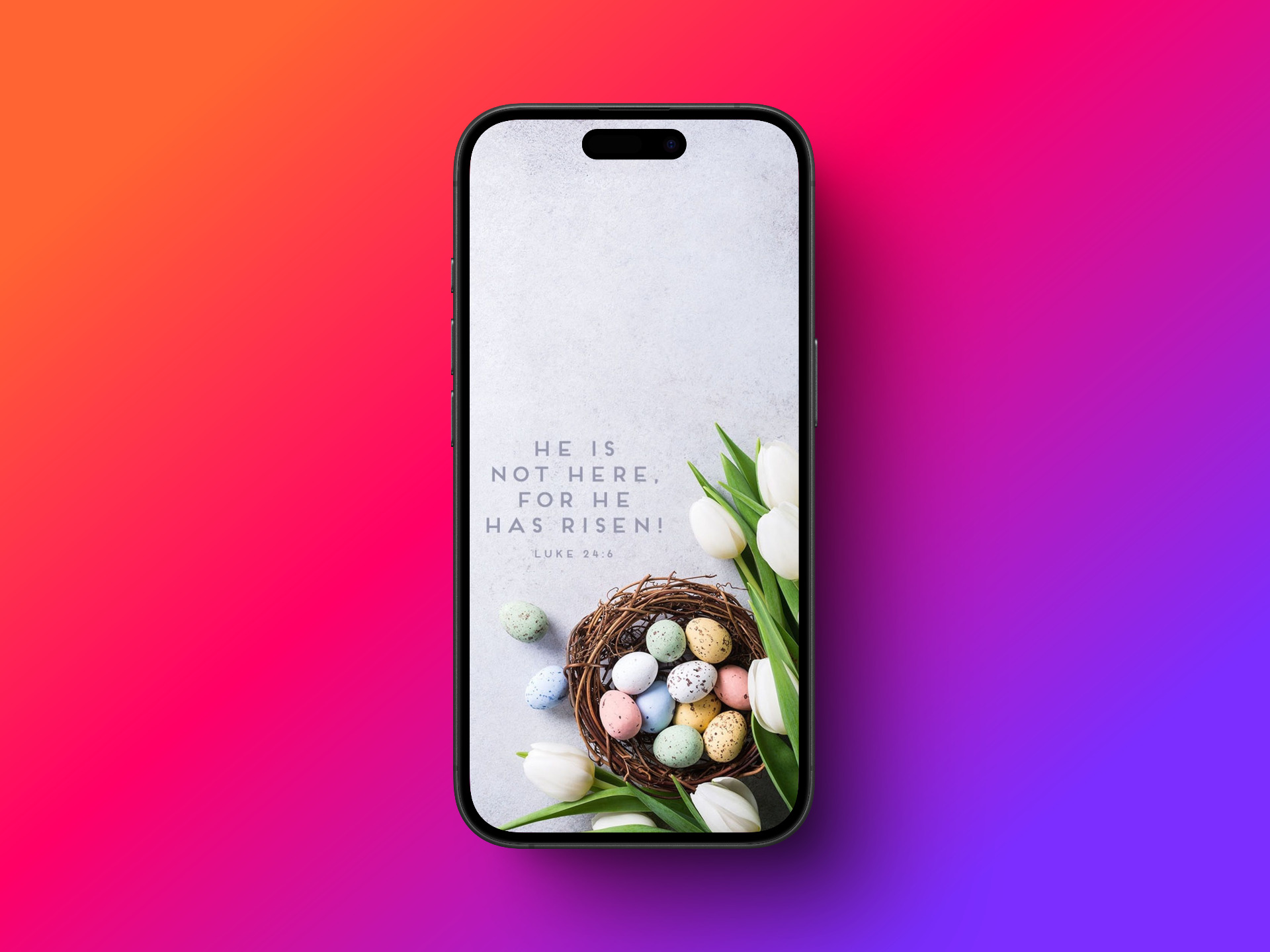 Easter Quote from the Bible Wallpaper.