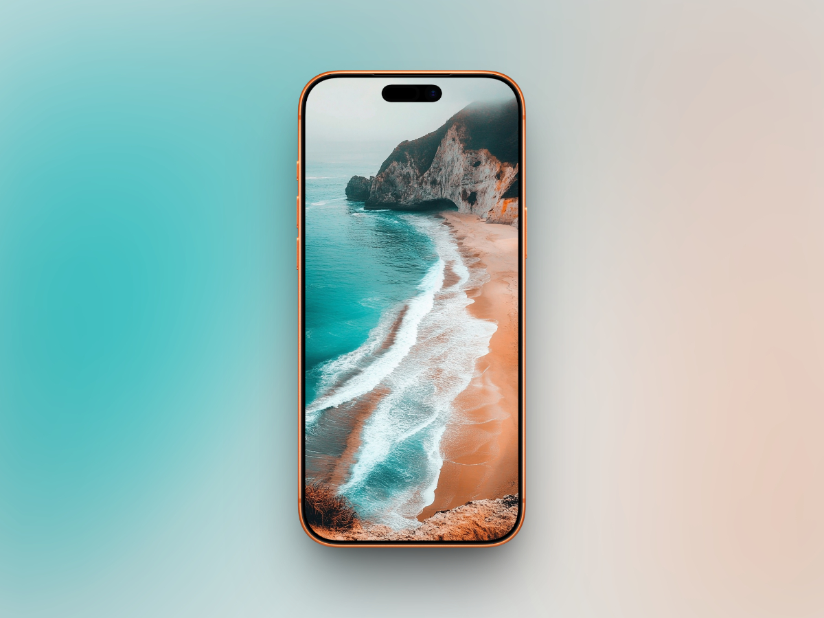 Beach View of Cliffside