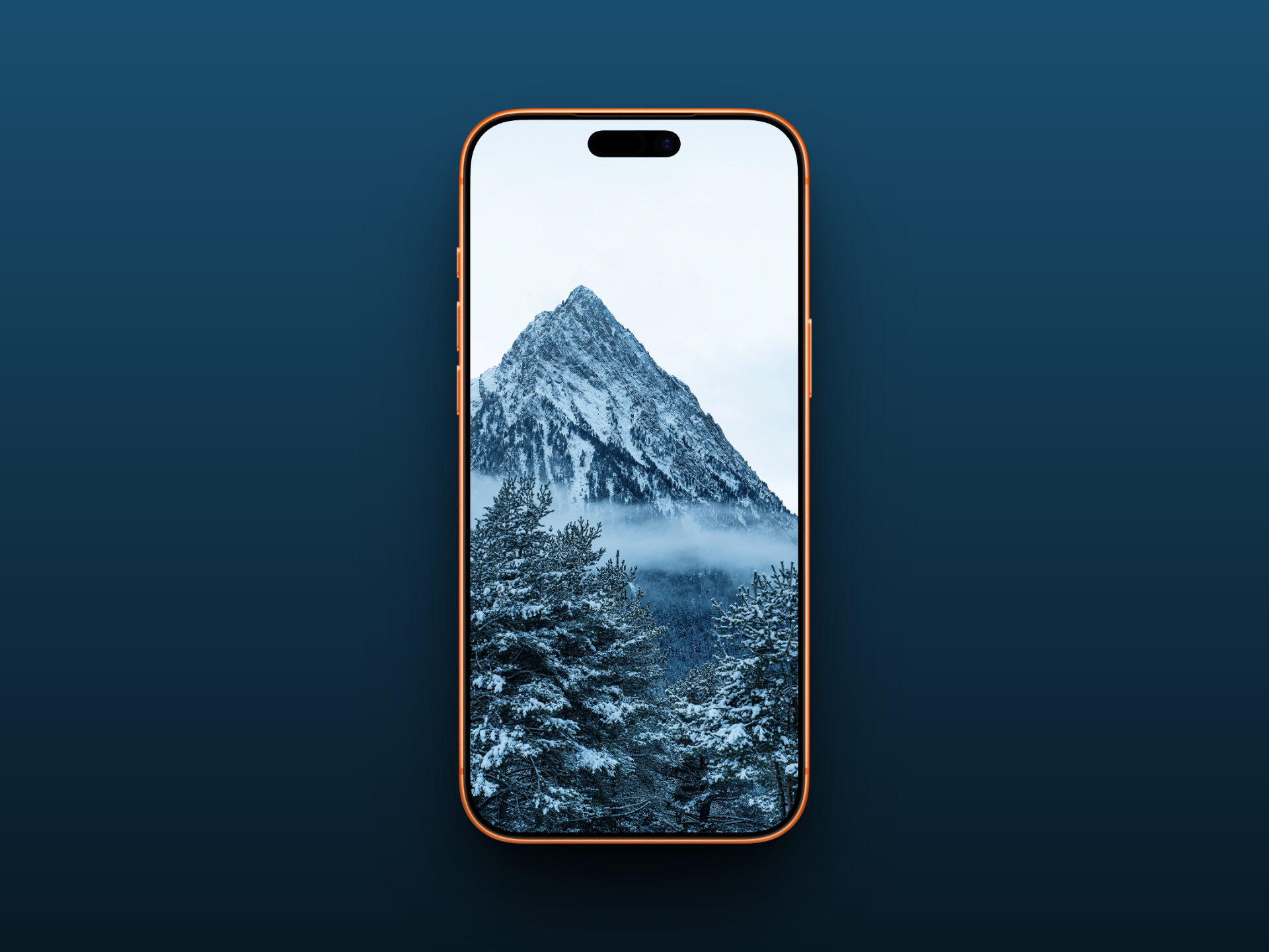 Snowy Mountain Peak
